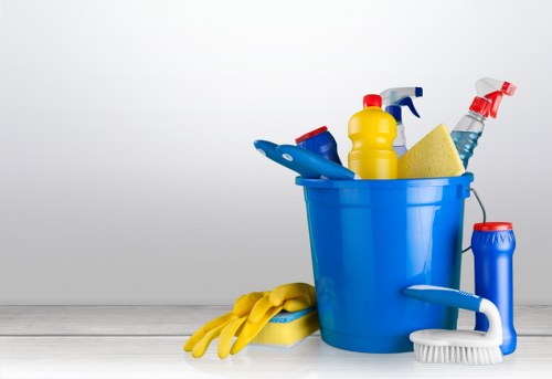 Local floor care service treating a commercial hard floor in Roehampton
