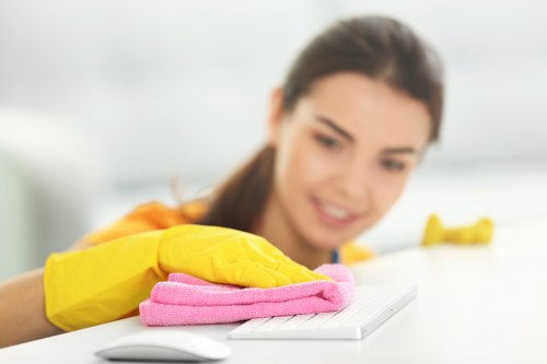 Regular office cleaning for a Roehampton business