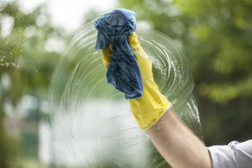 Deep cleaning equipment being used for pet odour removal in a Roehampton property
